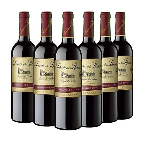 Pack 6 botellas Vino Tinto D.O Valdepeñas Señorío de los Llanos Crianza