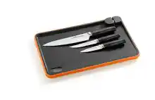 Set 3 cuchillos Efficient con tabla de cortar BRA
