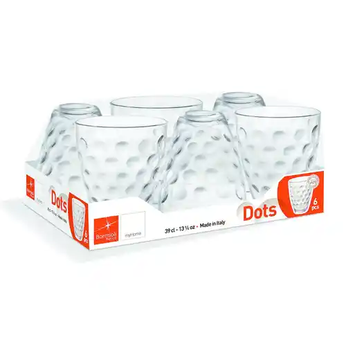 Set 6 Vasos Vidrio 25CL sólo 2,76€ + ENVIO GRATIS ¡SOLO HOY!