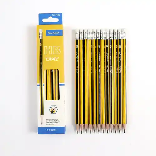 Set de 12x Lápices con goma = 1,99€ + ENVIO GRATIS APP HOY!!