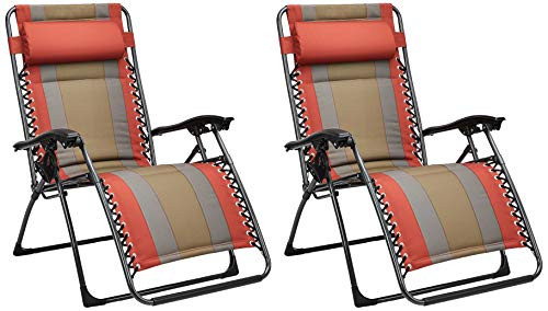 Set de 2 sillas acolchadas Amazon Basics
