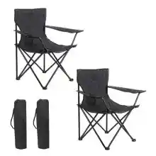 Set de 2 Sillas camping plegables - 2 colores a elegir