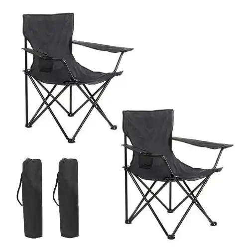 Set de 2 Sillas camping plegables