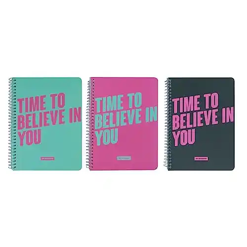 Set de 3 libretas A3 de Mr. Wonderful - Time to believe in you