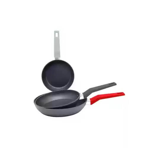 Set de 3 Sartenes Aluminio CARREFOUR HOME 18-22-26 cm
