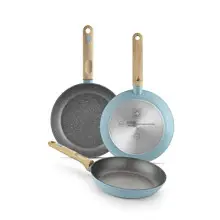 Set de 3 Sartenes BRA Nordik 20-24-28 cm diseño nórdico