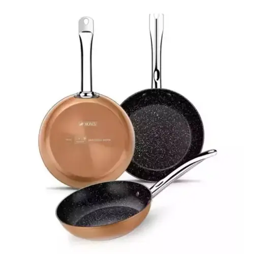 Set de 3 sartenes Monix Copper