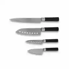 Set de 4 cuchillos profesionales de estilo asiático Cecotec