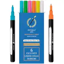 Set de 6x Rotuladores Tiza Líquida