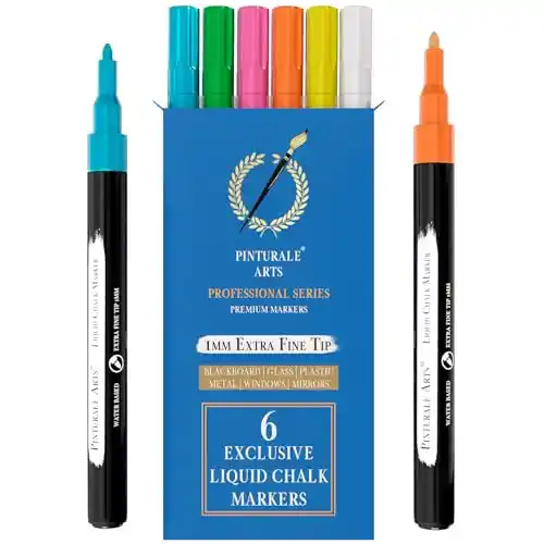 Set de 6x Rotuladores Tiza Líquida