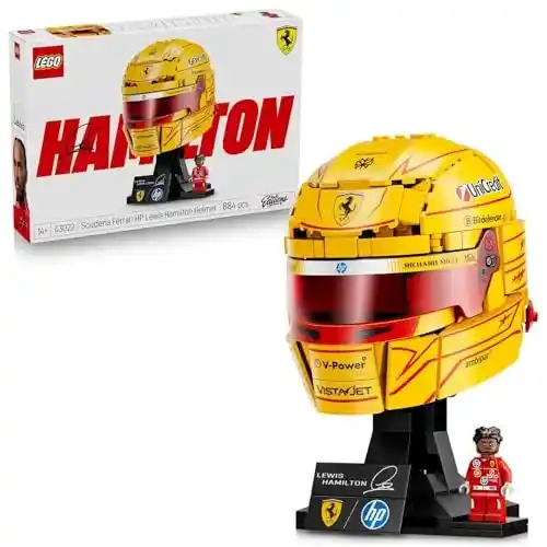 Set de construcción LEGO Ferrari Casco Hamilton (884 piezas)