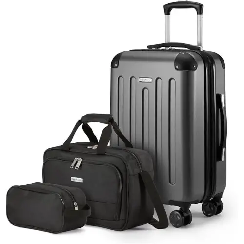Set de Equipaje 3 Piezas Amazon Basics - 3 colores a elegir