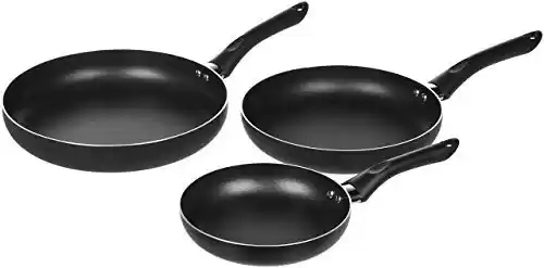 Set de sartenes antiadherentes 20 cm, 25 cm y 30 cm Amazon Basics