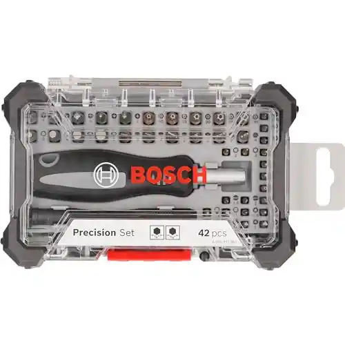 Set destornillador de precisión Bosch con 40 puntas