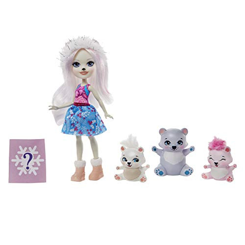 Set muñeca Pristina + familia ositos Enchantimals