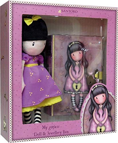 Set Regalo Muñeca y Joyero con candado