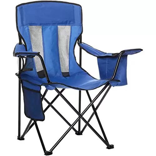 Silla de camping con enfriador Amazon Basics