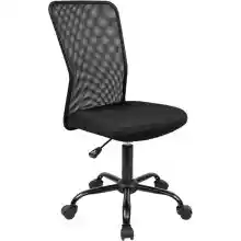 Silla de escritorio ergonómica sin reposabrazos giratoria