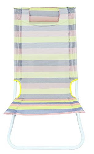 Silla de Playa, ponte cómod@, y toma el sol (color Naranja/Amarillo)