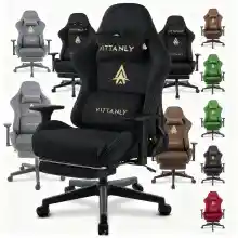 Silla Gaming Vittanly con reposapiés