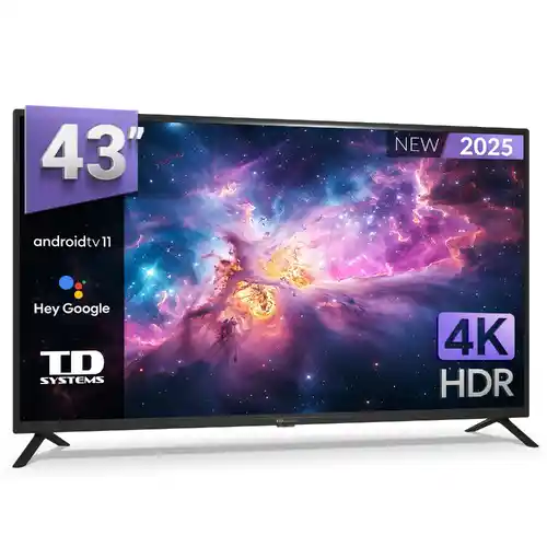 Smart TV 43" 4K Android 11 - TD Systems K43DLC20GLE