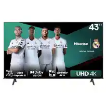 Smart TV 43" UHD 4K Hisense 43E6NT