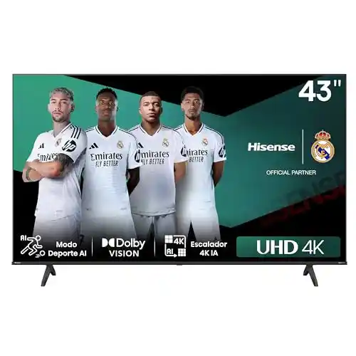 Smart TV 43" UHD 4K Hisense 43E6NT