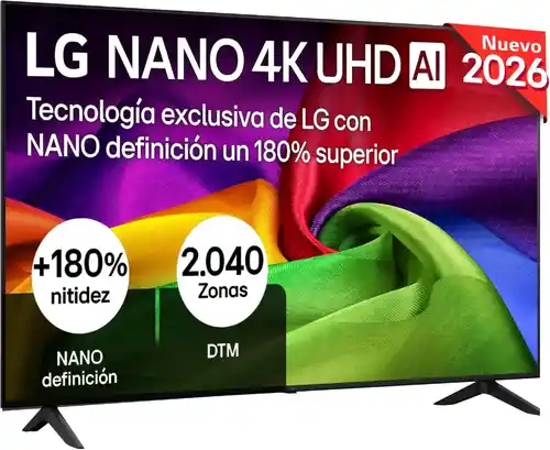 Smart TV Nano UHD AI 55" 4K LG 55NU800B6LA 2026