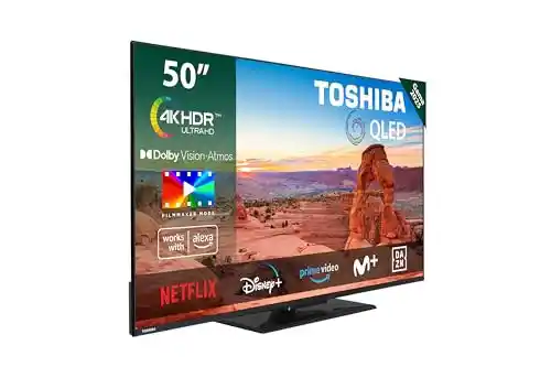Smart TV Toshiba 50QV3463DG de 50" 4K HDR QLED