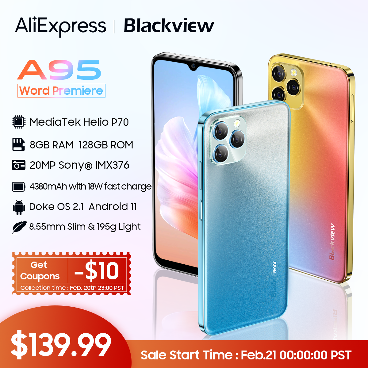 Smartphone Blackview A95 8GB/128GB