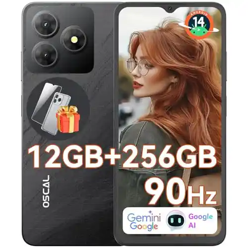 Smartphone OSCAL 2025 Flat 2 12GB/256GB Android 14 - 2 colores a elegir