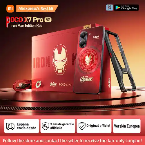 Smartphone POCO X7 Pro 5G Edición Iron Man 12GB/512GB