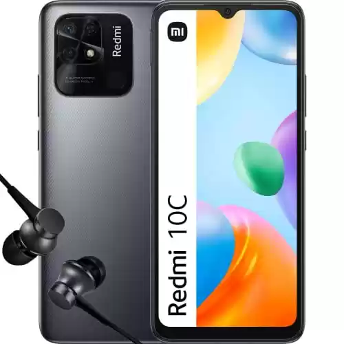 Smartphone Redmi 10C de 4+64GB - Incluye auriculares Mi In Ear Black