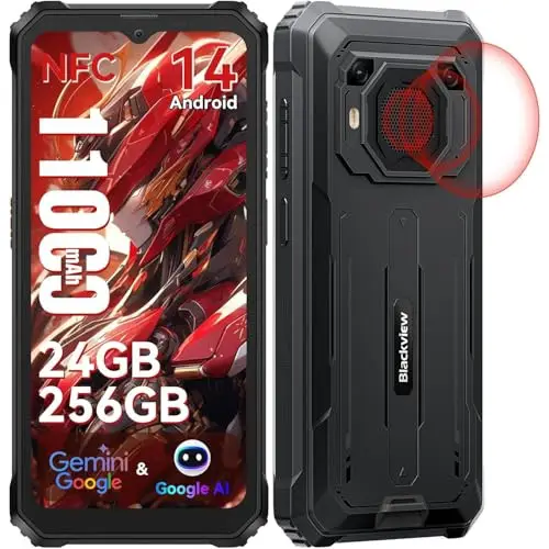 Smartphone ultrarresistente Blackview BV6200 Plus 24GB+256GB con super batería 11000mAh