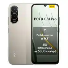 Smartphone Xiaomi POCO C81 Pro 4+128 GB con batería 6000 mAh