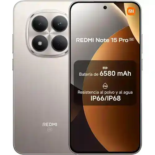 Smartphone Xiaomi Redmi Note 15 Pro 5G 8GB+256G (2 colores a elegir)