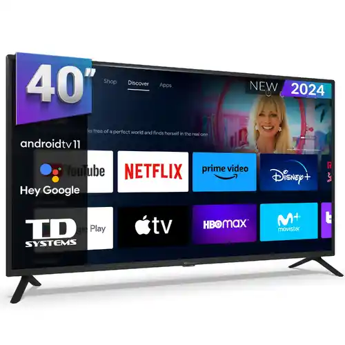 SmartTV TD Systems 40" HD + Chromecast