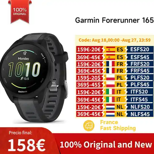 Smartwatch GPS Garmin Forerunner 165