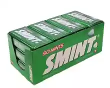 Smint Tin Hierbabuena, Caramelo Comprimido Sin Azúcar - 12 unidades de 35 gr. (Total 420 gr.)