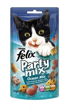 Snack para gatos adultos Félix Party Mix Ocean Mix 60 g