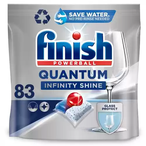 SÓLO HOY! 83 pastillas Finish Powerball Quantum Infinity Shine para lavavajillas
