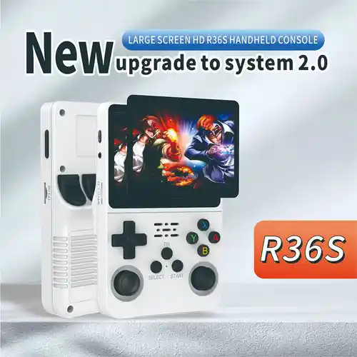 SOLO HOY! Consola retro R36S de 128GB con más de 15000 juegos