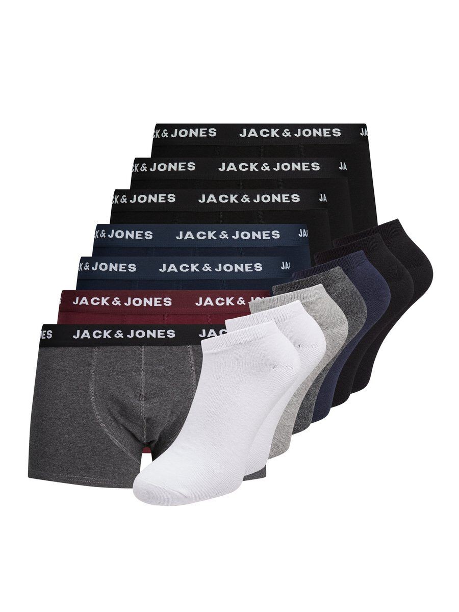 Solo talla M: Pack 7 bóxer Jack & Jones (+ calcetines?)