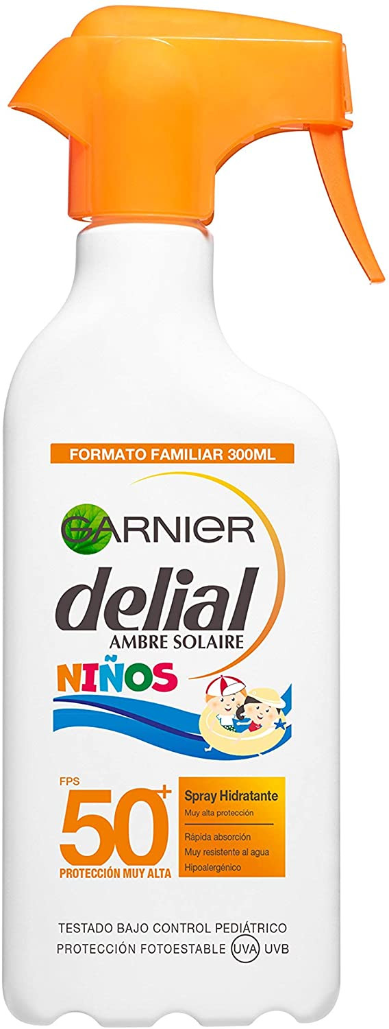 Spray solar Garnier Delial 50+ Niños 300 ml
