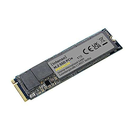 SSD M.2 Intenso de 1 TB PCIe Premium, hasta 2100 MB/s
