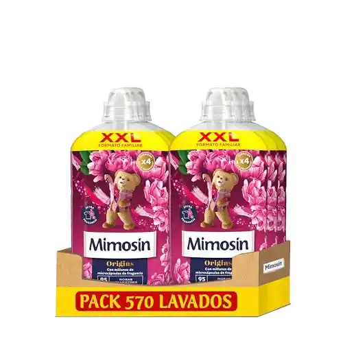 Suavizante concentrado Mimosín Origins Rosas Silvestres 95 lavados.