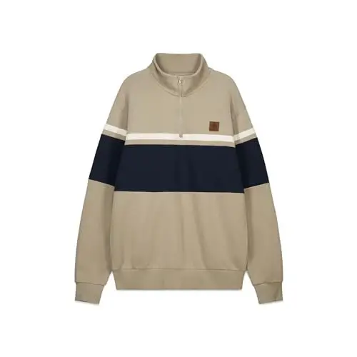 Sudadera Springfield Half Zip Contrast Funnel