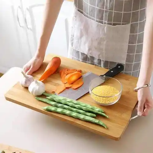 Tabla de cortar de cocina con asas 30x20cm solo 6,16€ + ENVIO GRATIS APP