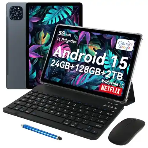 Tablet 11" Android 15 TABWEE T90 24GB RAM+128GB con accesorios