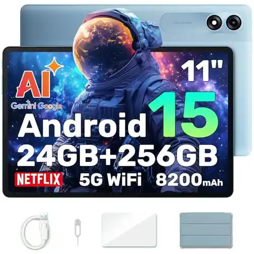 Tablet 11" Blackview Tab 24GB RAM + 256GB ROM con Funda